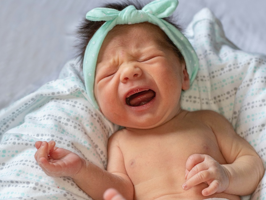 Onrustige baby reflexolgie behandeling